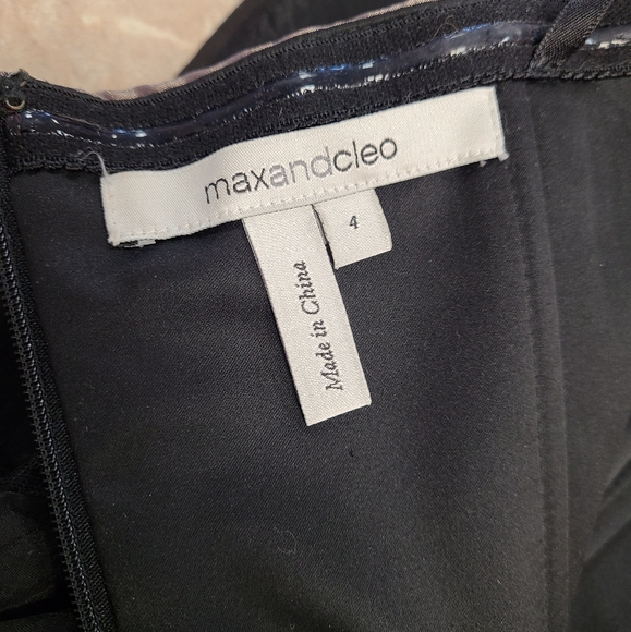 Max and Cleo dress, size 4, black and gold - Picture 3 of 3